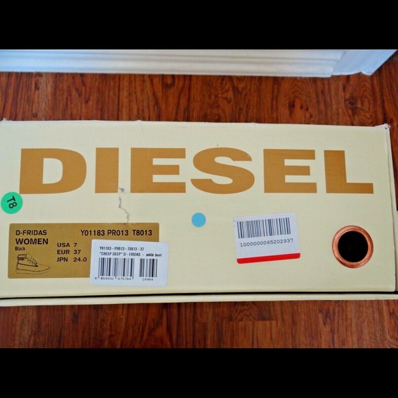 New DIESEL Ankle Boots Creep Deep D-Fridas Sz 7 - Picture 8 of 8